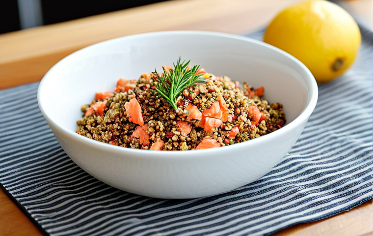 고양이 간식 만들기 - Chicken Treat Baking Scene**

"An overhead view of a baking sheet with fish-shaped chicken treats. T...