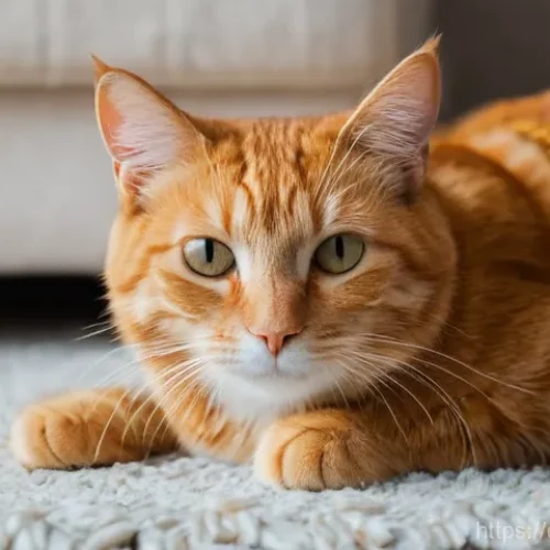 Home 28 고양이 이빨 관리 - **Prompt:** A gentle, realistic close-up of a ginger tabby cat (similar to the described "Leo") in a...