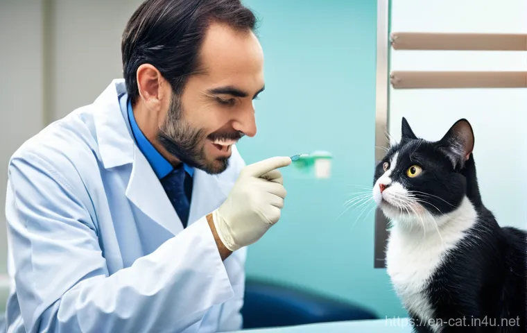 고양이 이빨 관리 - **Prompt:** A heartwarming, brightly lit scene depicting a person (a woman in her late 30s, with a k... 고양이 이빨 관리 - **Prompt:** A heartwarming, brightly lit scene depicting a person (a woman in her late 30s, with a k...