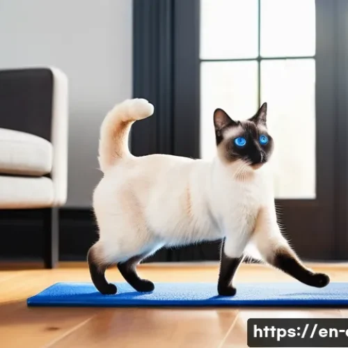 Home 26 고양이 품종별 수명 - **Prompt 1: A "Long-Lived Legend" Siamese Cat in a Stimulating Indoor Environment**
A vibrant, h...